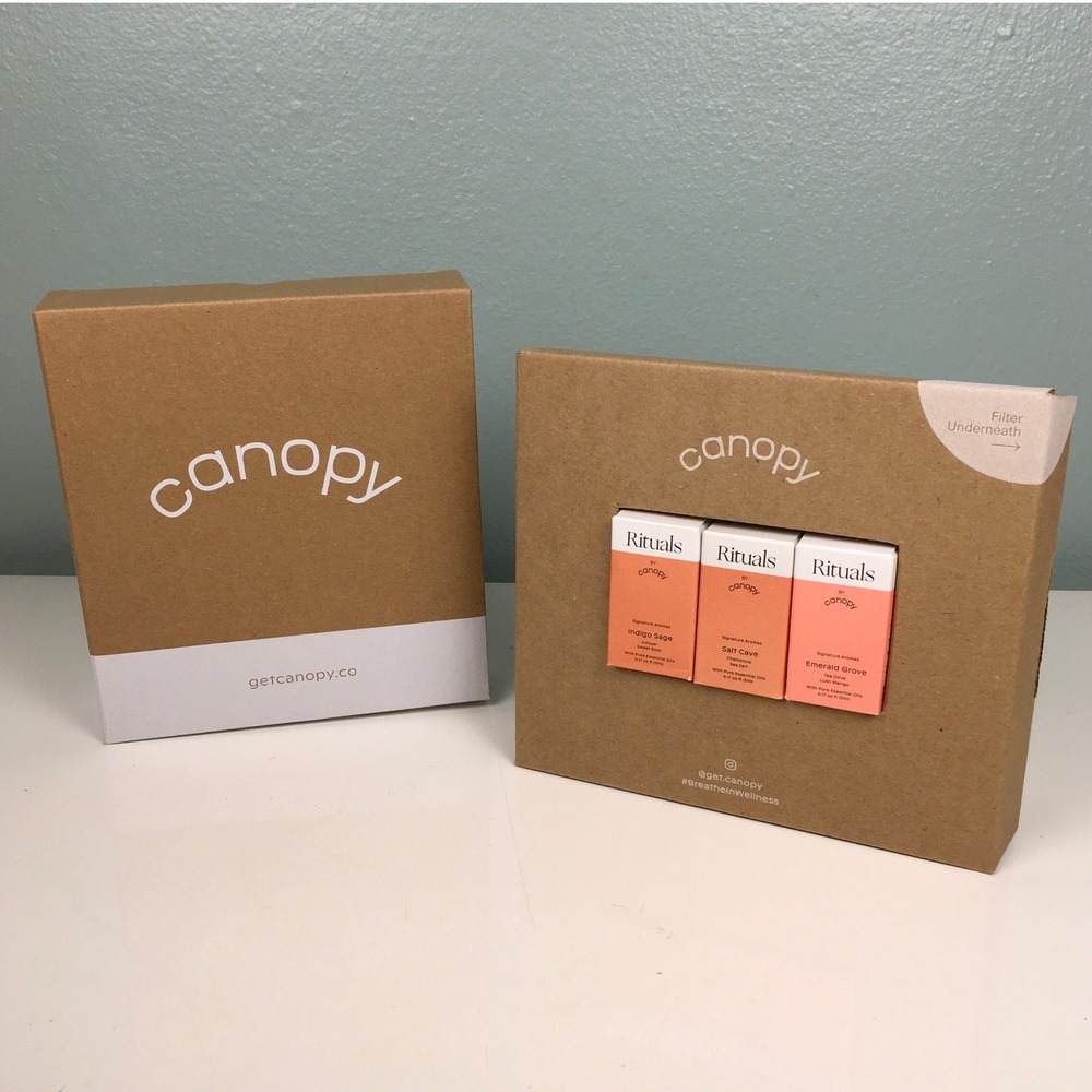Canopy Replacement Humidifier Filter and Rituals Essential Oils Kit NIB
